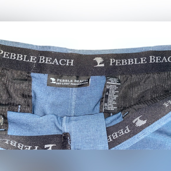 EUC Mens Navy Blue Pebble Beach Golf Shorts Size 38 - Picture 4 of 7